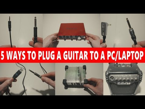 🎸 5 WAYS TO CONNECT A GUITAR INTO A PC/LAPTOP 💻