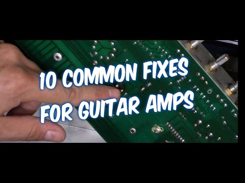 10 WAYS HOW TO FIX A GUITAR AMP AUDIO NOISE, SOUND DROPOUTS, NO POWER