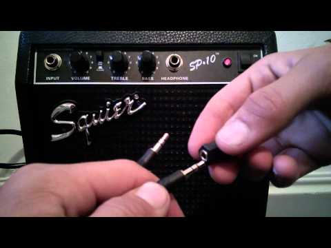 How to connect a phone to a guitar amp