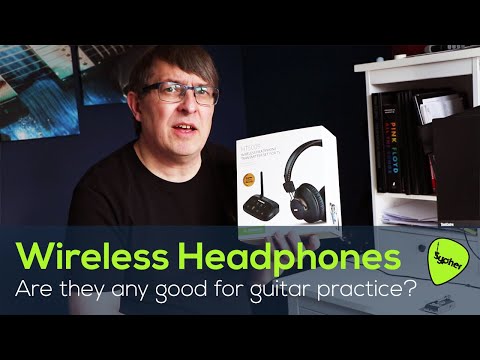 Are Bluetooth WIRELESS HEADPHONES usable for GUITAR PRACTICE, a beginners viewpoint and experience.