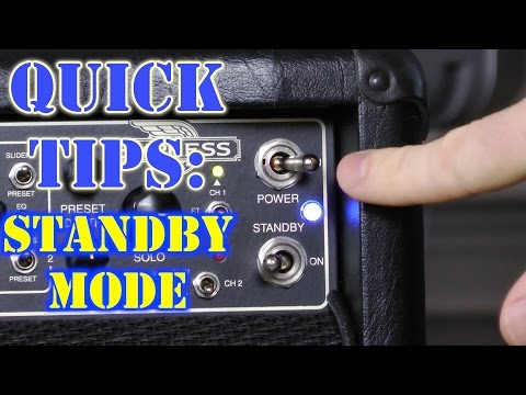 How to Use Standby on a Guitar Amp