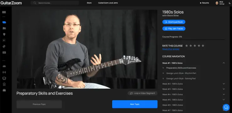 GuitarZoom Course 1980s Solos GuitarZoom Course 1980s Solos