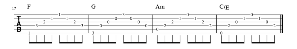 One_Thing Strumming Pattern-5