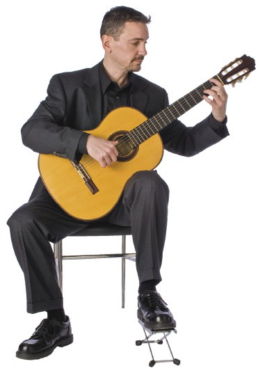 how to learn to play an acoustic guitar - classical guitar posture