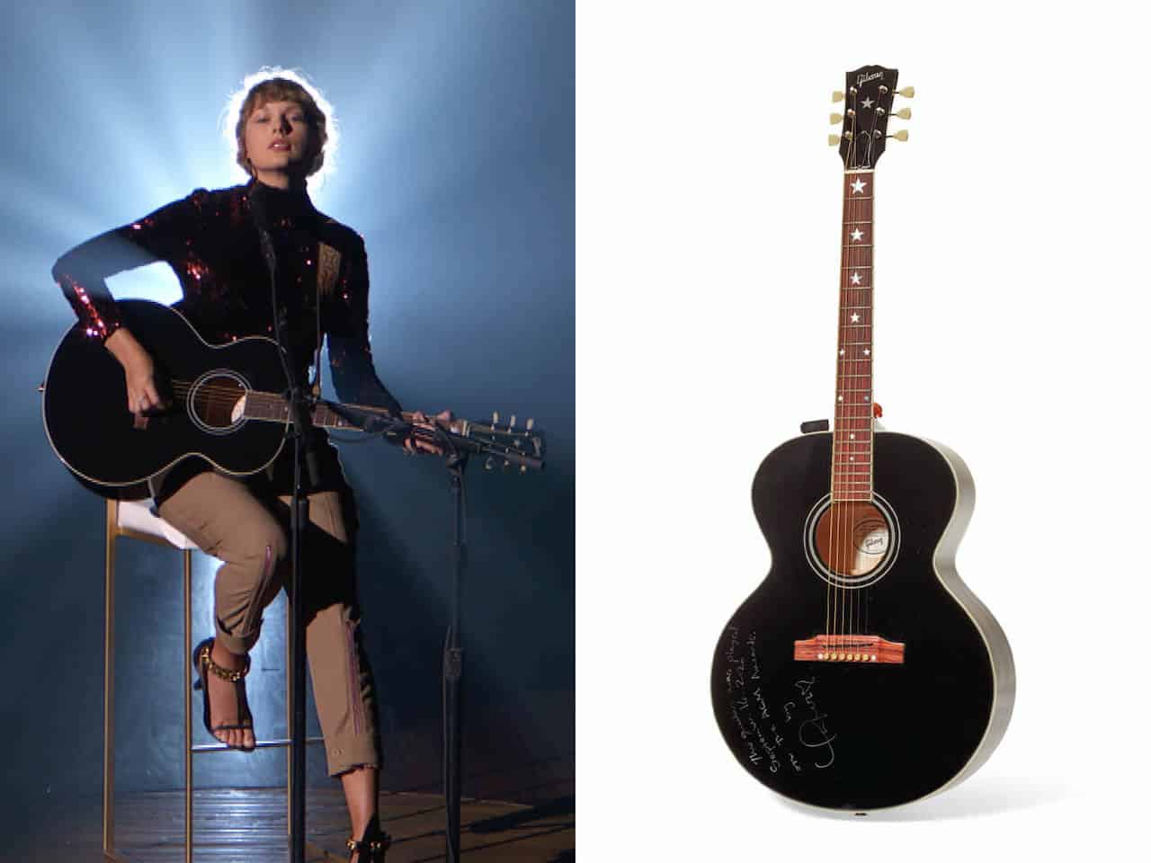 An Iconic Trail Of Acoustic Pop What Kind Of Guitar Does Taylor Swift