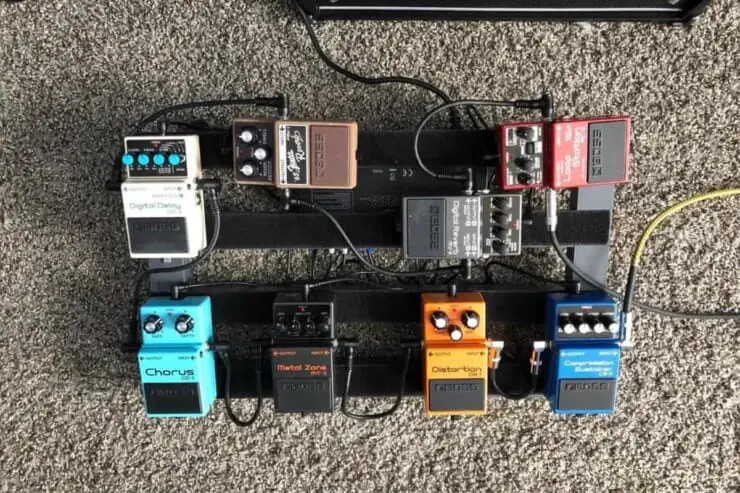 how to attach pedals to pedalboard