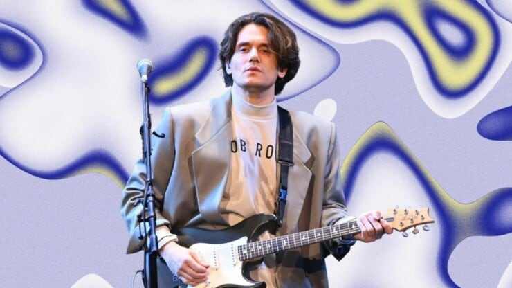 john mayer playing guitar