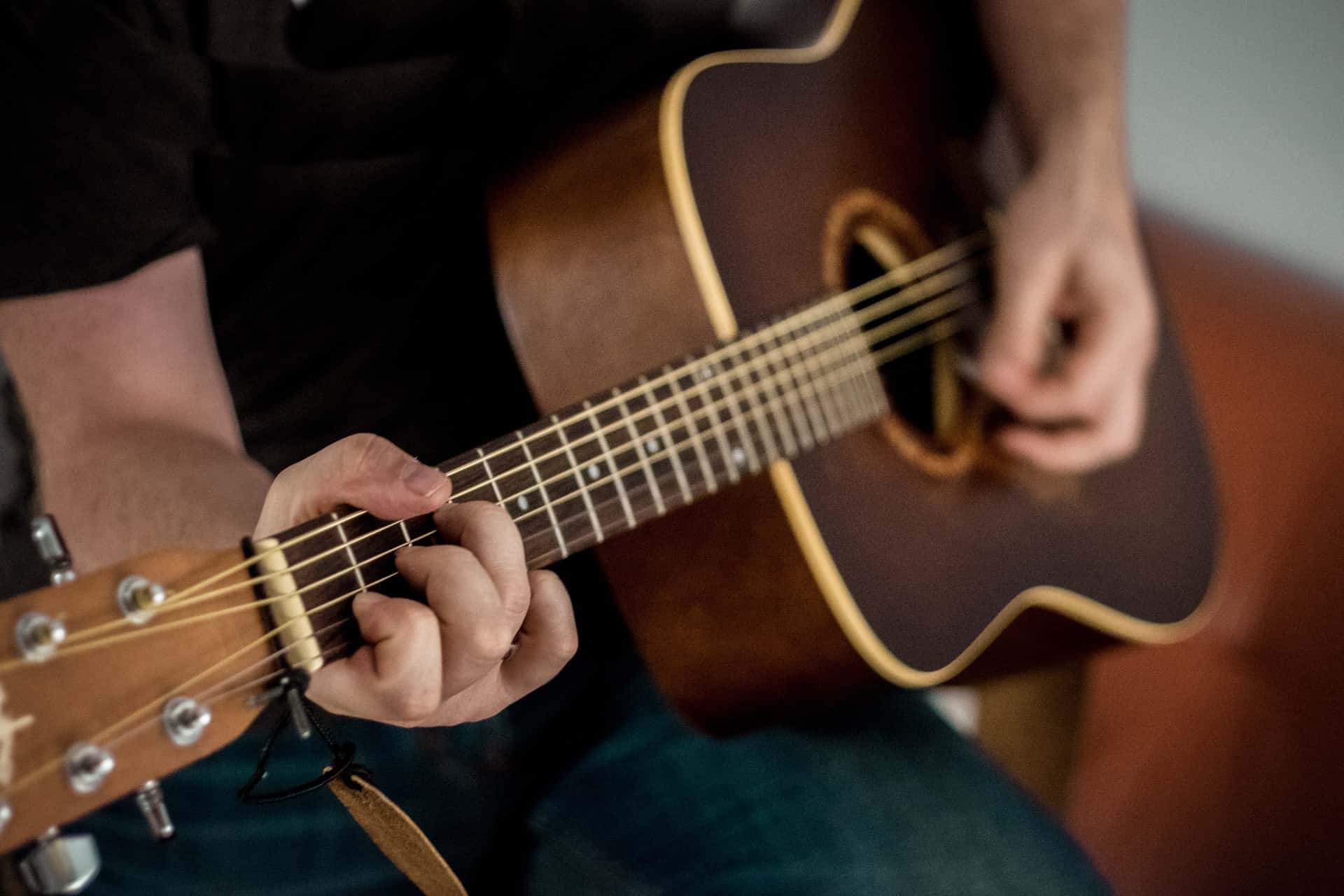 learn guitar for left handers - left handed acoustic guitar