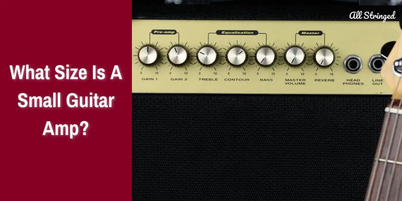 what size is a small guitar amp